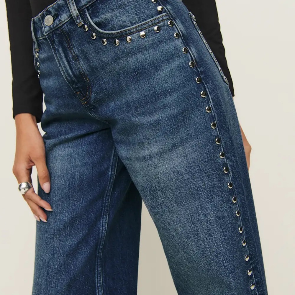 Reformation Cary Low Rise Slouchy Wide Leg Jeans